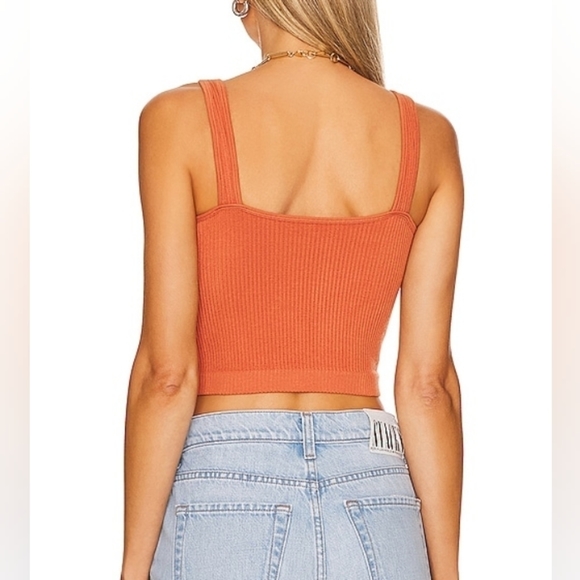 Solid Rib Brami in Terracotta - Picture 3 of 7